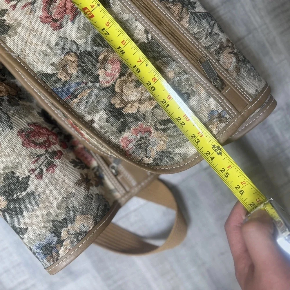 RARE Vintage 80s LEISURE Tapestry Garment And Carry On bag Bundle Of 2!!!